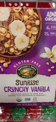 Crunchy Vanilla Organic A Delicious Medley Of Corn, Rice, Quinoa, Flax, Buckwheat & Amaranth Cereal