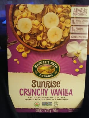 Natures Path Cereal Sunrise Crunchy Vanilla