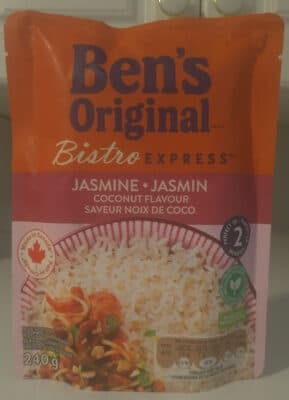 Coconut Flavour Jasmine Rice Bistro Express