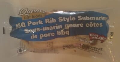 BBQ Pork Rib Style Submarine