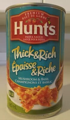 Thick & Rich Mushroom & Basil Pasta Sauce