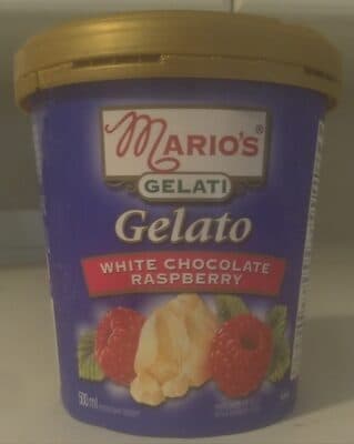 White Chocolate Raspberry Gelato