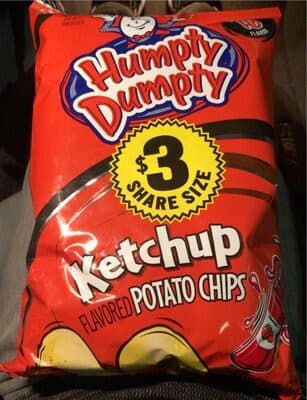 Ketchup Flavored Potato Chips