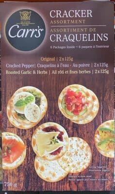Cracker Assortment, Original, Pepper, Garlic & Herb