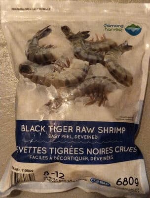 Black Tiger Raw Shrimp