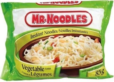 Instant noodles vegetable