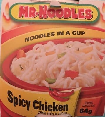 Noodles in a Cup Spicy Chicken