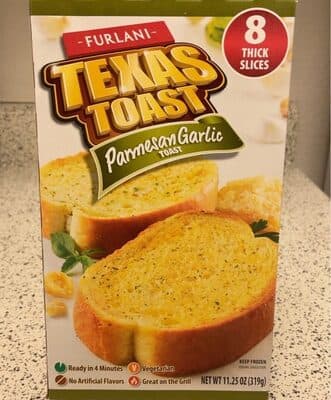 Texas toast Parmesan garlic