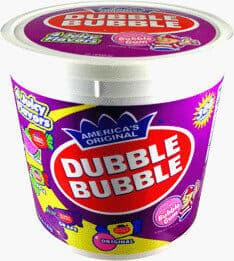Dubble Bubble Assorted Flavors Reusable Tub Peanut Free