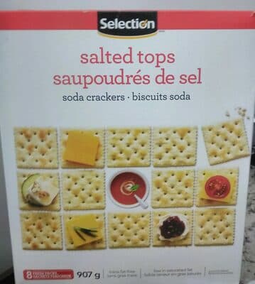 Salted Tops Soda Crackers