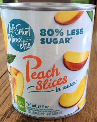 Peach slices