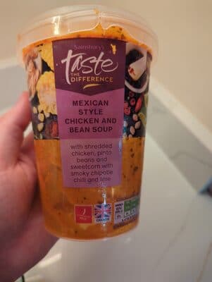 Mexican Style Chicken and Bean Soup