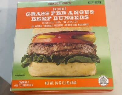 Grass Fed Angus Beef Burgers