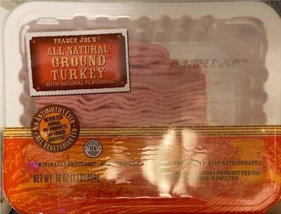 Trader Joe’s All Natural Ground Turkey