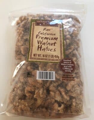 Raw california Premium Walnut Halves
