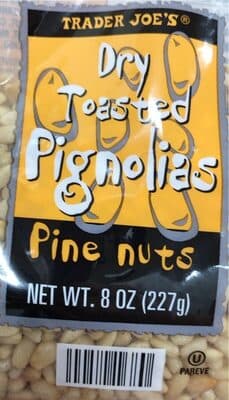 Dry toasted pine nuts