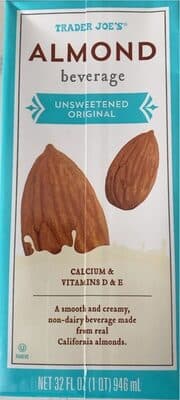 Trader Joe's, Unsweetened Original Almond Beverage