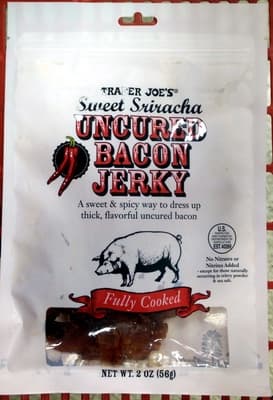Sweet Sriracha Uncured Bacon Jerky