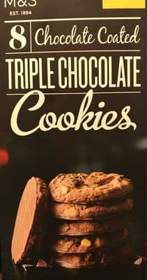 Triple chocolate cookies