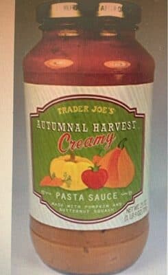Autumnal Harvest Creamy Pasta Sauce