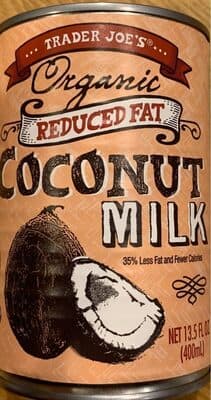 Organic Reduced Fat Coconut Milk