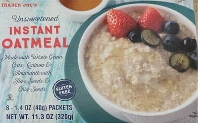 Unsweetened Instant Oatmeal