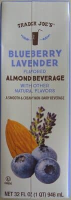 Blueberry Lavender Flavored Almond Beverage