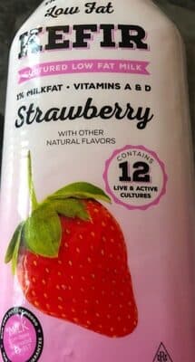 Low Fat Kefir Strawberry