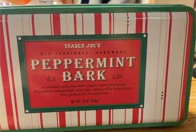 Peppermint bark