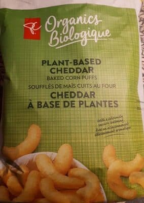 Organic Plant-Based Cheddar Baked Corn Puffs