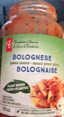 Plant Based Bolognese Pasta Sauce