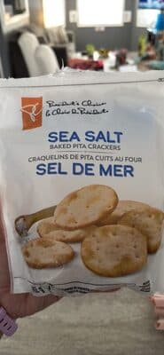 Sea Salt Baked Pita Crackers