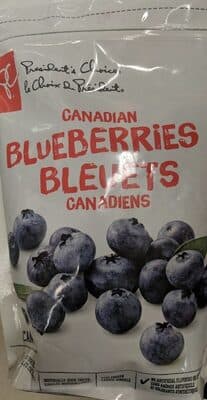 Frozen Canadian Blueberries