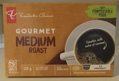Gourmet Medium Roast Single Serve Coffee Pods
