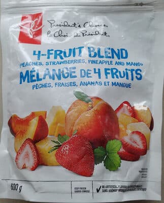 Fruit Blend - Frozen - Peaches, Strawberries, Pineapple, and Mango