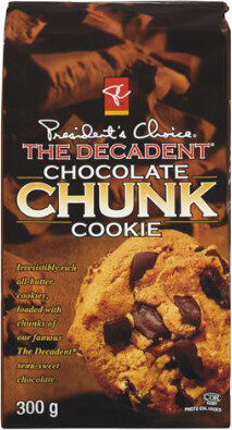 The decadent chocolate chunk cookie