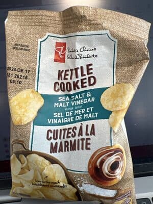 Kettle Cooked Sea Salt And Vinegar Chips
