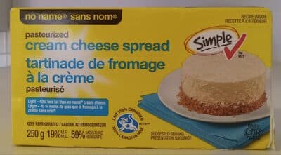 Pasteurized Cream Cheese Spread