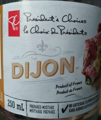 Dijon Prepared Mustard