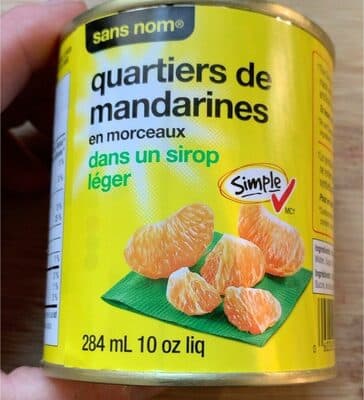 Quartiers de mandarines