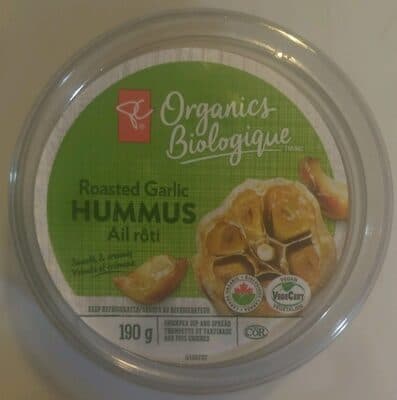 Organic Roasted Garlic Hummus