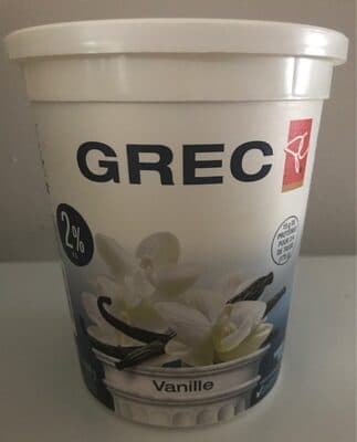 Yogourt Grec 2% Vanille