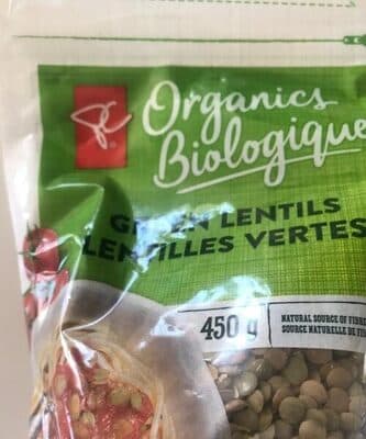 Lentilles vertes