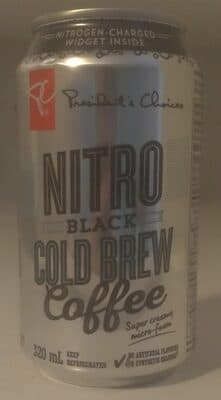 Nitro Black Cold Brew Coffee