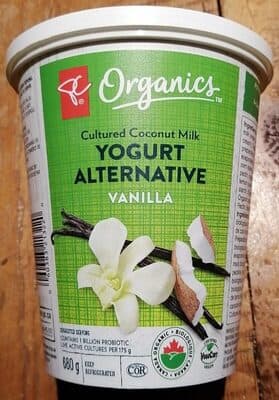 Organic Cultured Coconut Milk Yogurt Alternative (Vanilla)