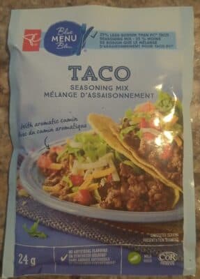 Reduced Sodium Taco Seasoning Mix