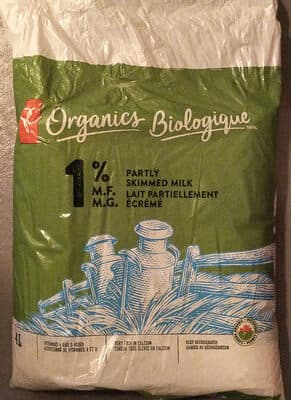 1 percent partly skimmed milk
