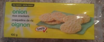 Onion Rice Crackers