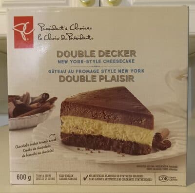 Double Decker New York-Style Cheesecake