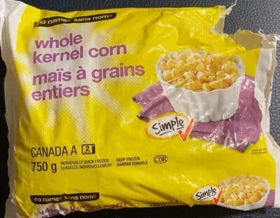 Whole kernel corn